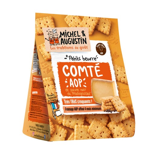 Michel & Augustin Petits beurre apéritif Comté AOP 100g
