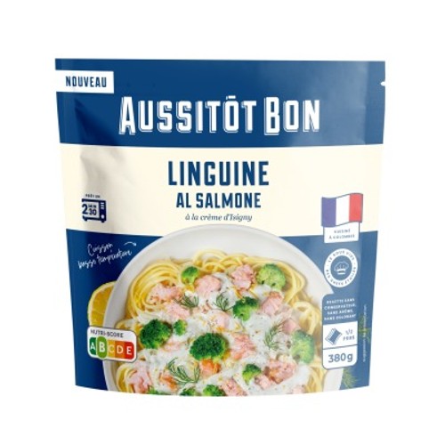 Aussitôt Bon Linguine al salmone crème aneth 380g