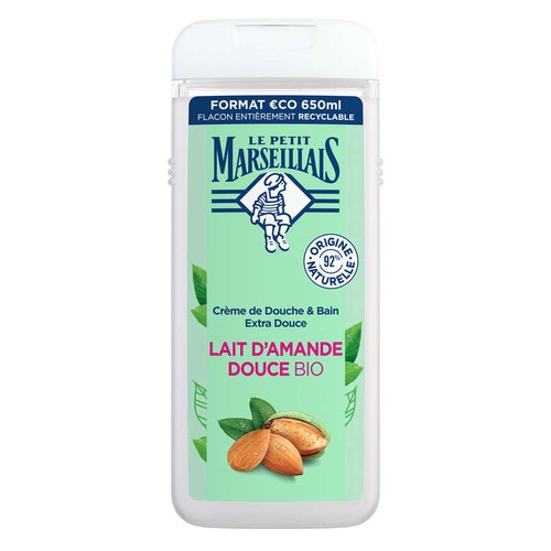 Le Petit Marseillais Crème de Douche Lait D'Amande Douce 650ml