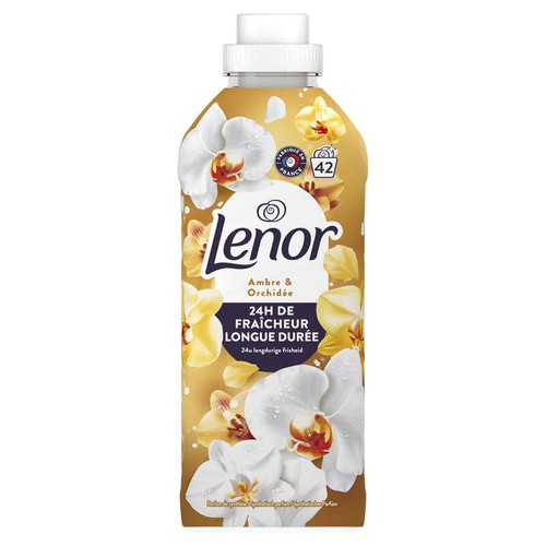 Lenor Adoucissant Ambre & Orchidée 42 Lavages