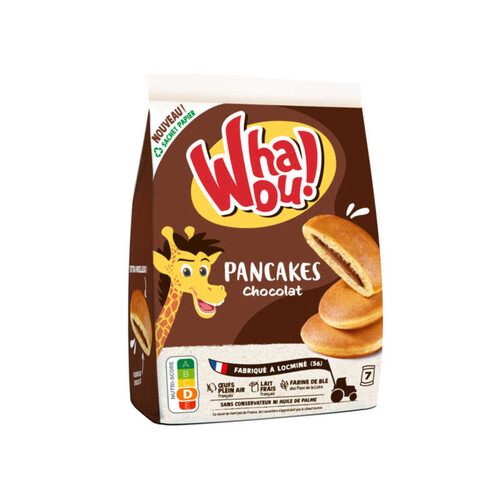 Whaouh! Pancakes Chocolat x7 - 259g