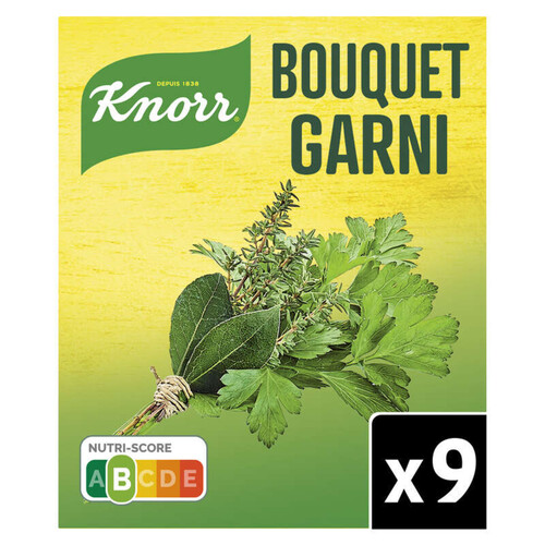 Knorr Bouillon Cubes Bouquet Garni Thym Persil Laurier 9 Cubes 99g