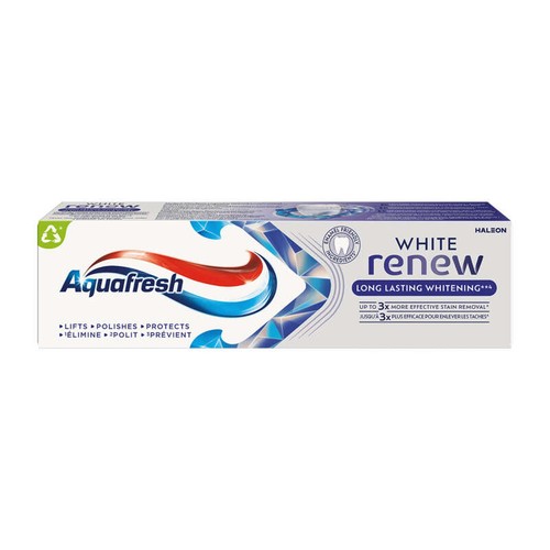 Aquafresh Dentifrice longue durée White Renewal 75ml