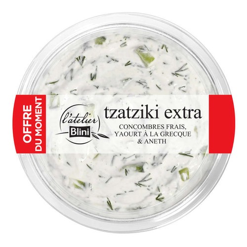 Atelier Blini Tzatziki 215g Offre du Moment