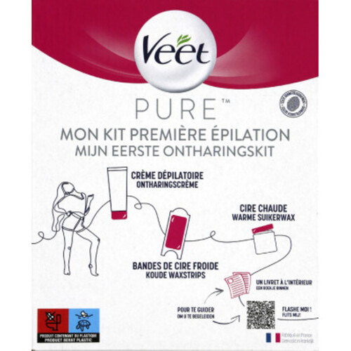 Veet Pure kit première épilation 3 produits