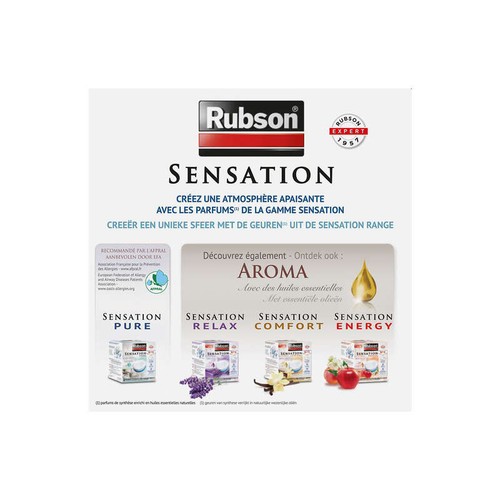 Rubson Appareil Absorbeur D'Humidité Sensation Pure 3En1
