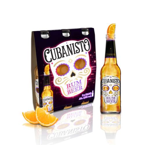 Cubanisto Bière Aromatisée Au Rhum Le Pack De 3X33 Cl