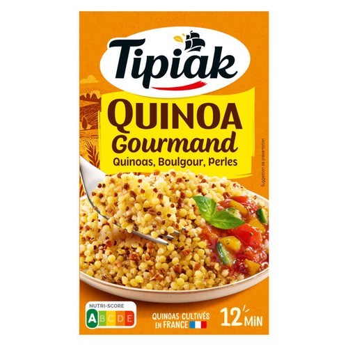Tipiak Quinoa Gourmand 3 Quinoas & Blé Tendre 400g