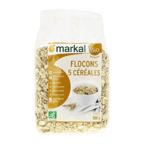 [Par Naturalia] Markal Flocons 5 Céréales Bio 500g