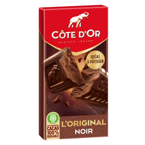 Côte d'Or L'Original Tablette Chocolat Noir 200g