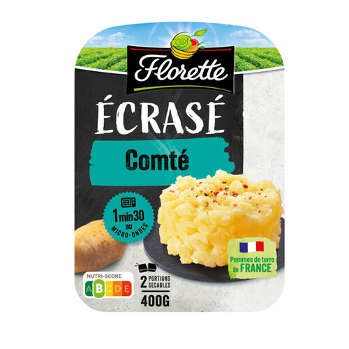 Florette Ecrasé de Pomme de Terre au Comté 2 x 200g