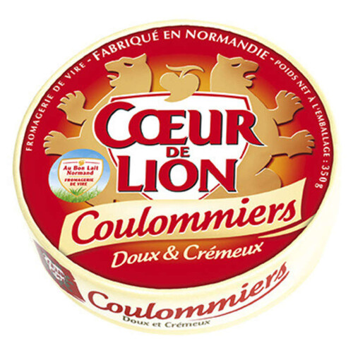 Cœur De Lion Coulommiers Doux Et Crémeux 350G