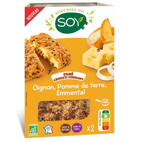 Soy Pané Crousti Fondant Oignons Pomme de terre Emmental 2x80g