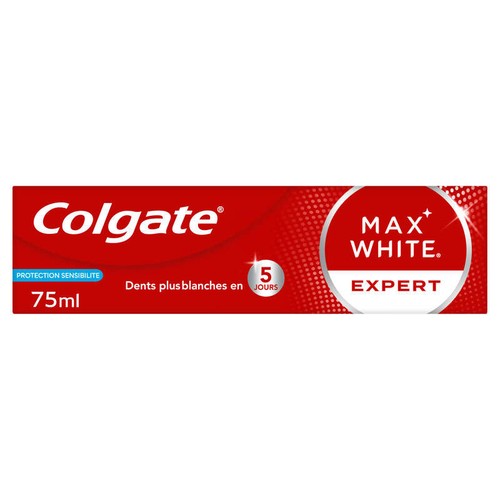 Dentifrice Colgate Max White Expert Protection Sensibilité 75 ml