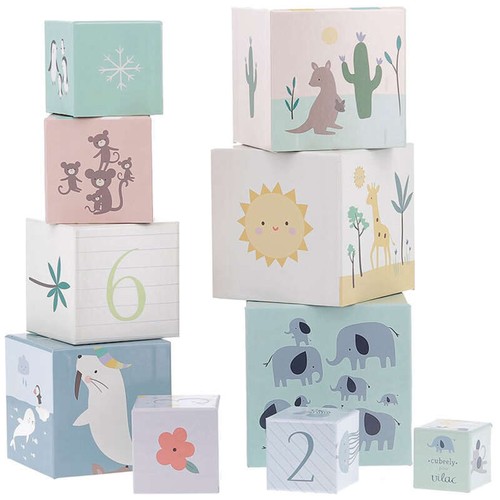 Vilac Cubes gigognes animaux du monde