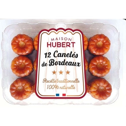 Les Pâtisseries d'Hubert Canelés de Bordeaux x12 180g