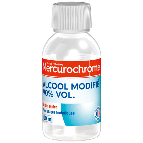 Mercurochrome Alcool Modifié 90% Vol 100Ml