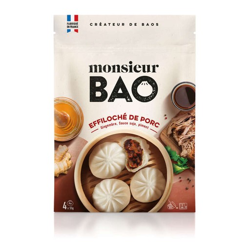 Monsieur Bao Bao Au Porc 220g