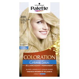 Schwarzkopf Palette Eclaircissant Cheveux Crème Soin Blond Clair Naturel 200