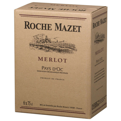 Roche Mazet Vin De Pays D'Oc Igp, Rouge 75Cl