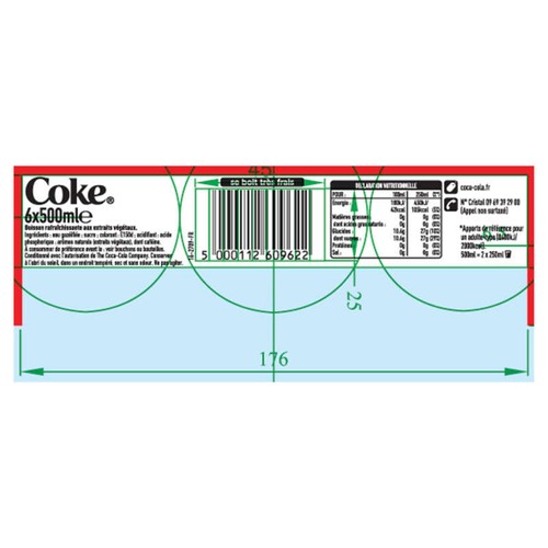 Coca-Cola 6x50cl pet