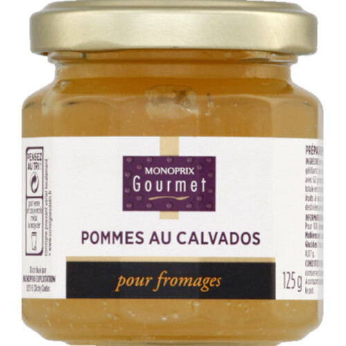 Monoprix Gourmet Pomme Au Calvados 125G