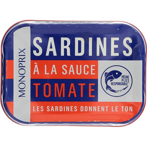 Monoprix Sardines à la sauce tomate 75g