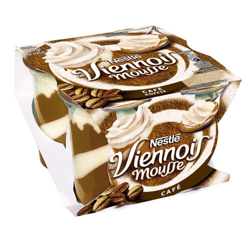 VIENNOIS Mousses liégeoises café 4 x 90g