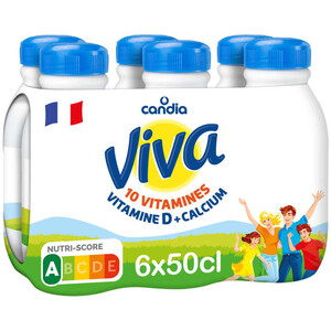 Viva lait vitaminé UHT le pack de 6x50cl