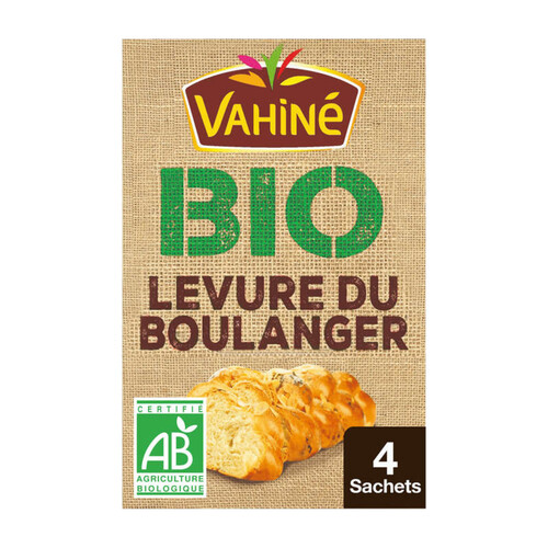 Vahiné Levure Du Boulanger Levée Rapide Bio Sachet 4X4.5G