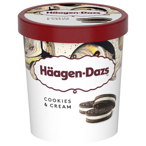 Häagen-Dazs Crème Glacée Cookies & Cream 386g