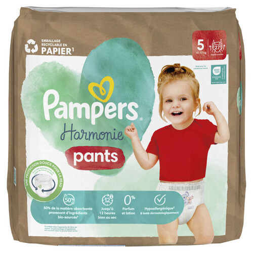 Pampers Harmonie Couches Culottes T5 x27
