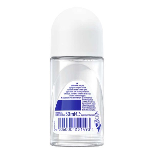 Nivea Déodorant Bille Anti-transpirant 72H Black & White Original 50ml