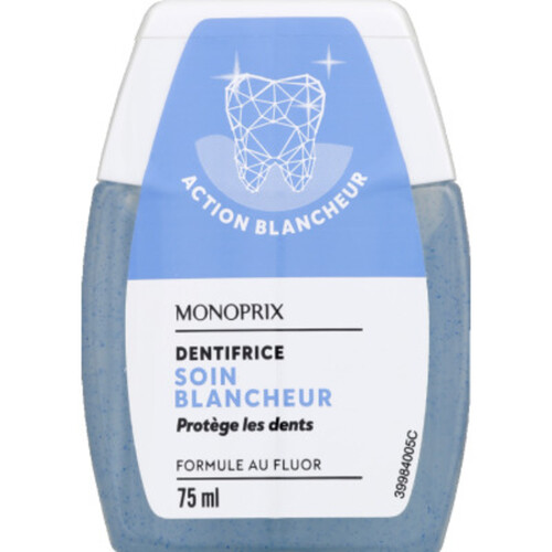 Monoprix Dentifrice Soin Blancheur 75Ml