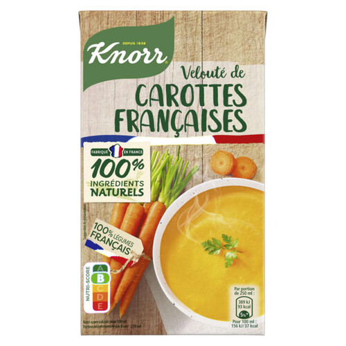 Knorr Soupe Velouté Carottes 1L