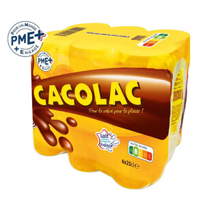 Cacolac boisson au lait et cacao le pack de 6x25cl