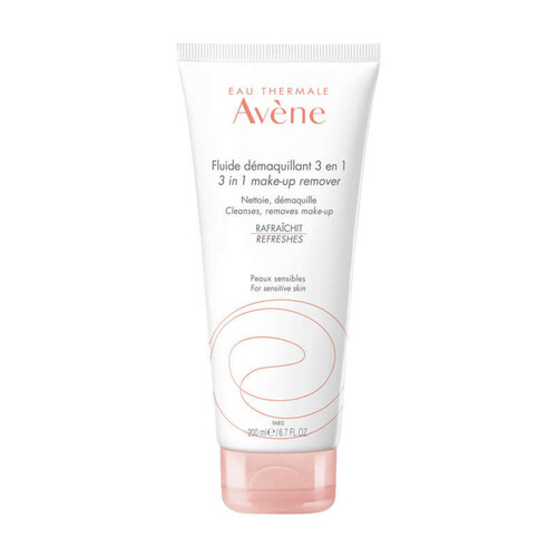 [Para] Avène Eau Thermale Fluide Démaquillant 3en1 sans Rinçage Visage, Yeux & Lèvres 200ml