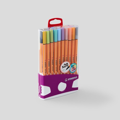 Stabilo Stylo Feutre Point 88 ColorParade x20