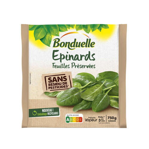 Bonduelle Epinard En Feuille 750G