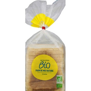 Monoprix Bio Pain Mie 500g