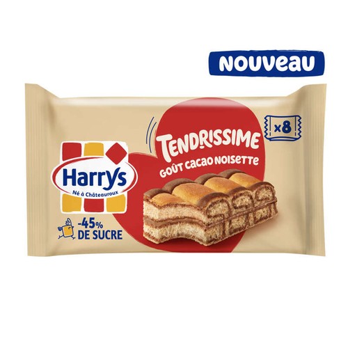 Harrys Tendrissime Gâteaux Cacao noisette 264g