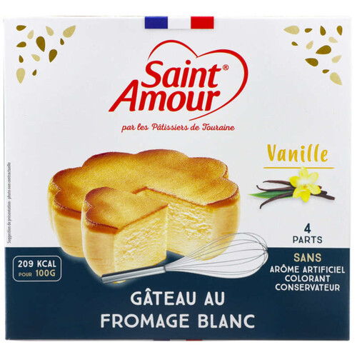 Saint Amour Gâteau au fromage blanc à la vanille 300g