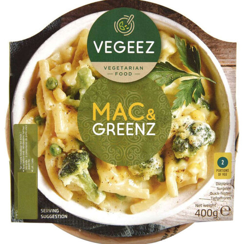 Vegeez mac & greens 400g