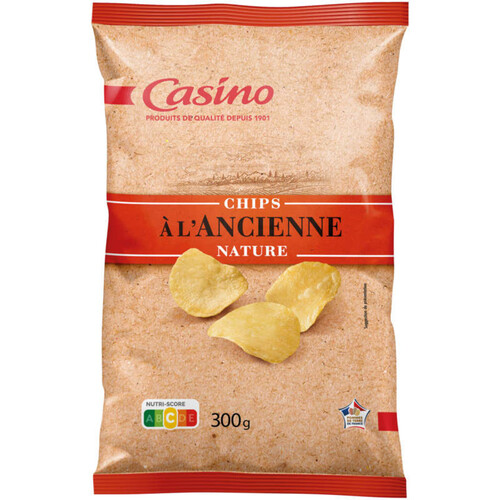 Casino Chips - A l'ancienne - Nature 300g