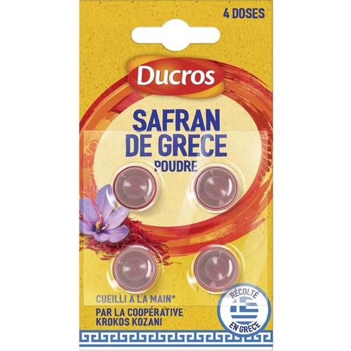 Ducros Poudre Safran de Grèce *4 Doses 0,4g