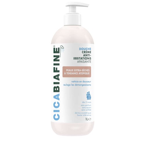 [Para] Cicabiafine Crème Douche Anti-Irritations 1L