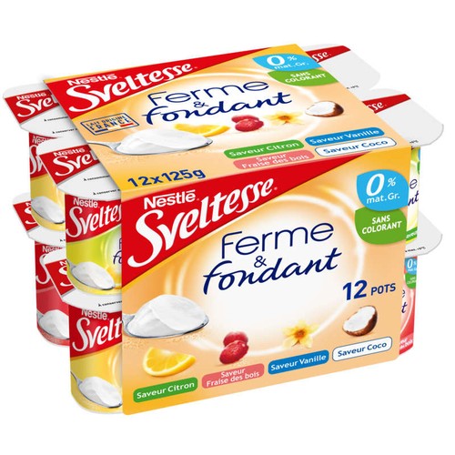 Sveltesse Ferme et Fondant Panache 12x125g