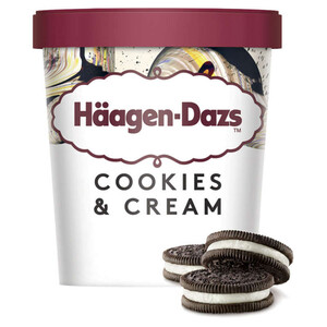 Häagen-Dazs Crème Glacée Cookies & Cream 386g