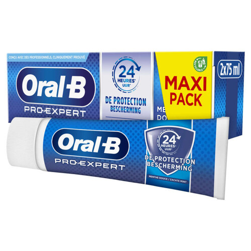 Oral-B pro-expert nettoyage intense dentifrice 2x 75ml