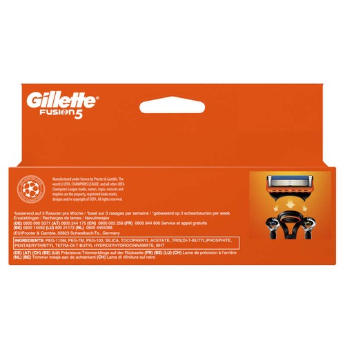 Gillette Fusion5 Lames De Rasoir x8